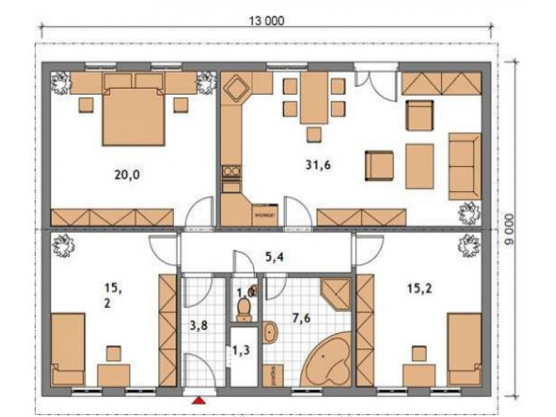 Rodinný dom - Bungalov 4 / Bungalov 4 - foto2 Rodinný dom - Bungalov 4 / Bungalov 4 - foto2