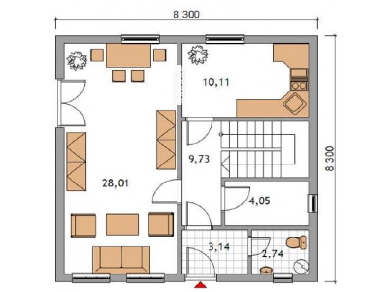 Rodinný dom Klasik 1 / Klasik 1 - foto2 Rodinný dom Klasik 1 / Klasik 1 - foto2